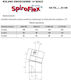 Spiroflex Alkotest 60/100 Двойна Стена Бял Ъглов 15° Rsk.sx-td60/100k15b