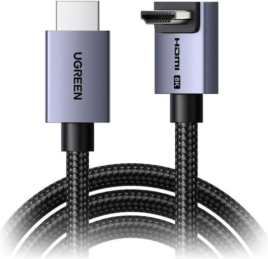 Ugreen Hd188 HDMI 2.1 Braided HDMI Cable HDMI male - HDMI male 3m Black