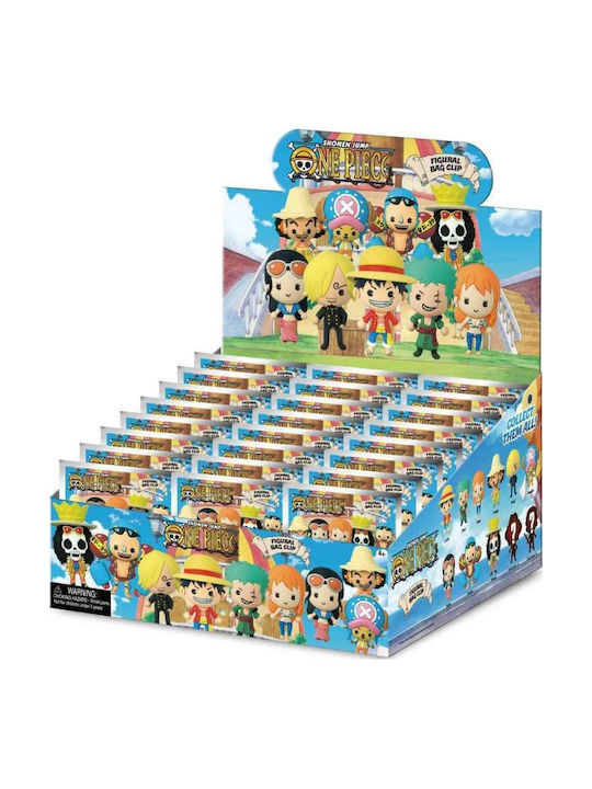 One Piece Трислойни PVC Ключодържатели Серия 1 Дисплей Подредба 24 Бройки