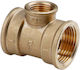 Ferro Pipe Tee Connection Brass 40mm T10Z