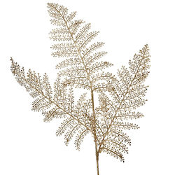 Weihnachtskranz Zweigstelle Blätter Farn Gold 80cm 306.035.0041.04