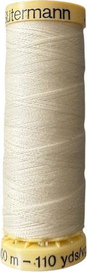 Gutermann Sewing Thread 1895 100% Polyester Cream