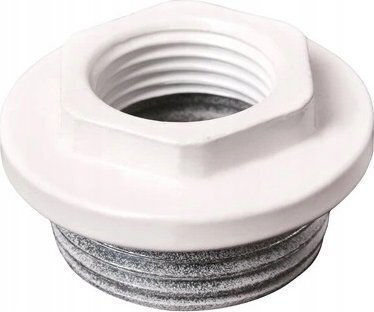 Hydroland Radiator Adapter Right Reducer 1" X 1/2" White G.kb.r.1p-1/2