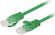 Lanberg U/UTP Kat.6 (Gigabit) Netzwerkkabel Ethernet 0,25m Grüne 10 Stück