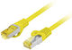 Lanberg S/FTP Cat.6a (Gigabit) Καλώδιο Δικτύου Ethernet 20m Κίτρινο