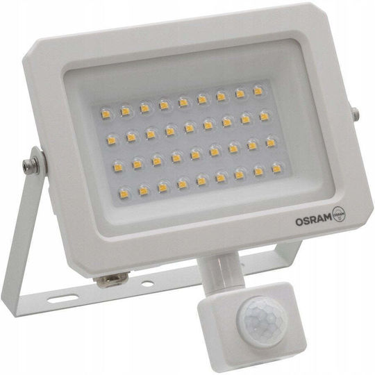 Osram Wasserdichter LED Flutlichter 30W Natürliches Weiß 4000K mit Bewegungssensor IP65