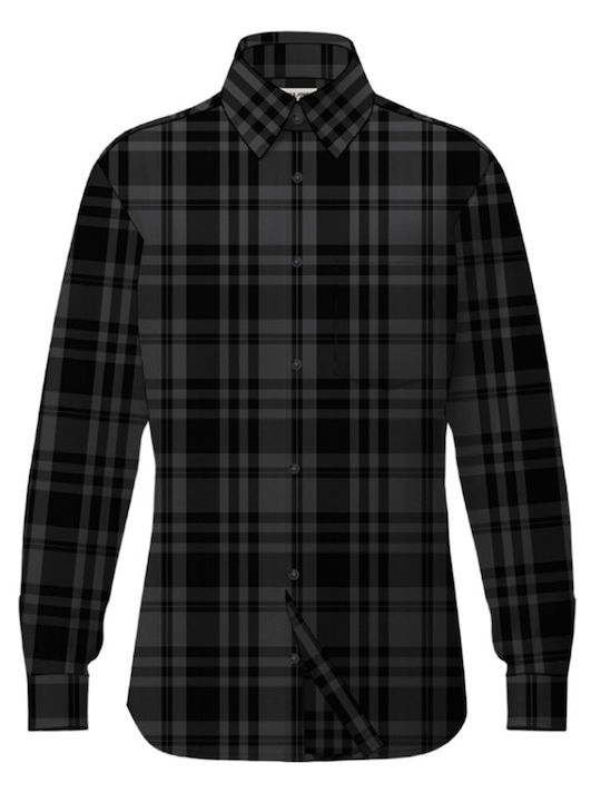 Jack & Jones Regular Fit Flannel Shirt Asphalt