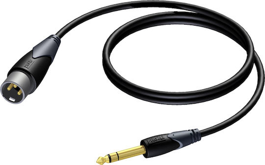 Procab Cable XLR male - Μαύρο 10m 1KPCL069