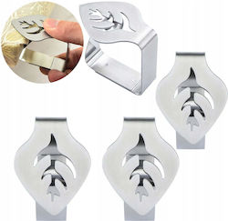 Lumarko Metall Material Für Schmuck In Blumenform Aus Silber 4,5x3,5cm Set 4Stück Lumarko Metall Material Für Schmuck In Blumenform Aus Silber 4,5x3,5cm Set 4Stück