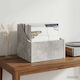 vidaXL Cutie LP Gri Beton 37 X 33 X 32 Cm Lemn Prelucrat