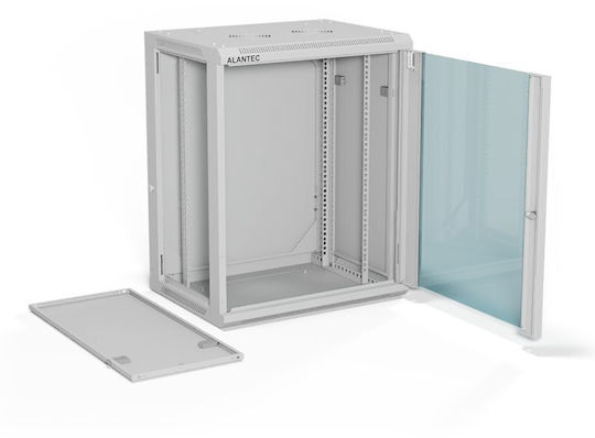 A-LAN Επιτοίχια Καμπίνα Rack 19U Γκρι