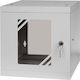 Stalflex Wandmontierter Rack-Schränke 6U 29,2x30x30cm Graues