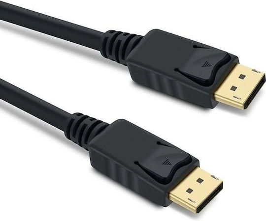 PremiumCord Καλώδιο DisplayPort male - 3m Μαύρο