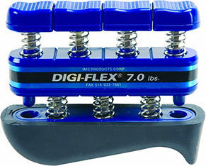 Finger - Hand Trainer Blau mit Widerstand bis zu 3,2 kg