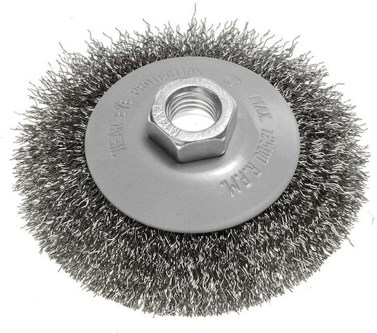 Graphite Четка Диск 100 Mm Вълнообразна Стоманена Тел M14