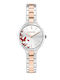 Oui & Me Women's Watch 30mm Battery with Stainless Steel Bracelet White Silver
