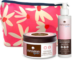 Messinian Spa Argan-Granatapfel & Mandel Haarpflege-Set Hydratation mit Maske Conditioner & Kulturtasche 3 Stück Messinian Spa Argan-Granatapfel & Mandel Haarpflege-Set Hydratation mit Maske Conditioner & Kulturtasche 3 Stück