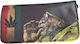 Kalliopi Silver Tabaktasche Synthetisches Leder Reggae Stil 14x8cm