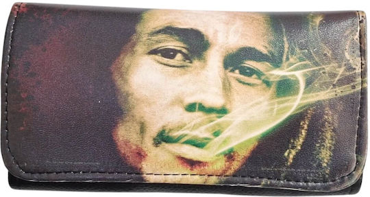 Kalliopi Silver Tabaktasche Künstliches Leder Design Bob Marley 14x8cm 44607-014-12