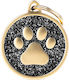 My Family Shine Schwarz Gold Glitter Pfote Personalisierung