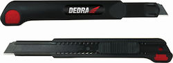 Dedra Safety Cutting Knife with 12.5mm Blade Width Black Dedra Safety Cutting Knife with 12.5mm Blade Width Black