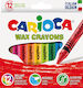 Carioca Wachskreiden Set Buntstifte mit 12 Farben