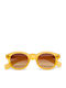 Okkia Unisex Sunglasses With Yellow Frame And Yellow Lens
