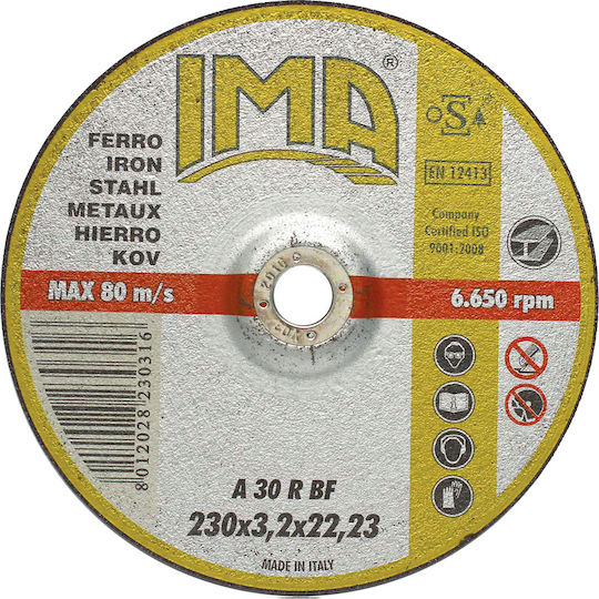 IMA Metallschleifscheibe 230mm 22 Stück