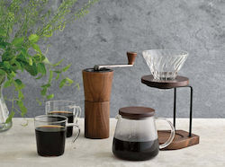 Hario Glas Dripper V60-02 Walnuss Hario Glas Dripper V60-02 Walnuss