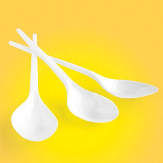 Office Products Lingură Din Plastic De Unică Folosință 100 Buc