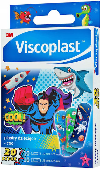 3M Viscoplast Παιδικά Αυτοκόλλητα Επιθέματα 20τμχ