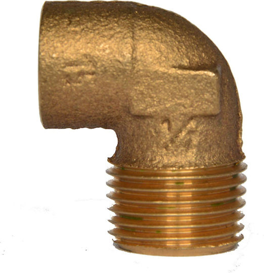 IBP Brass Pipe Elbow Fitting Male 15mm