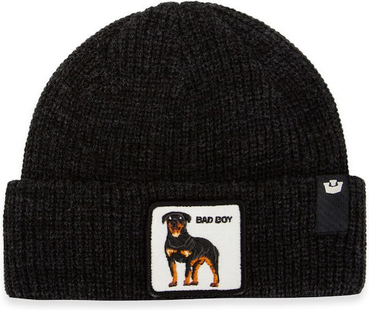 Beanie Unisex Strickmütze in Schwarz