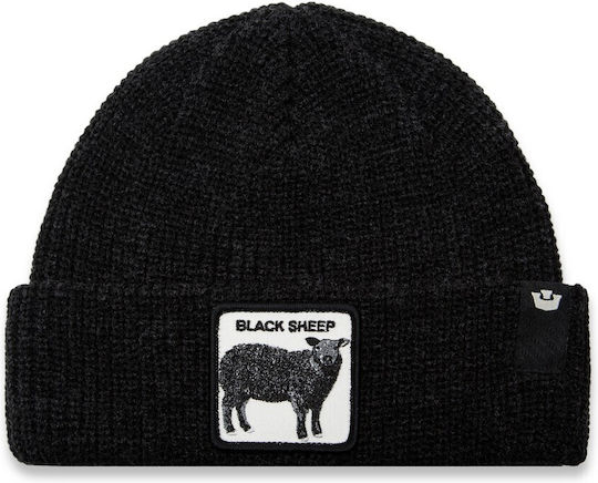 Beanie Unisex Strickmütze in Schwarz