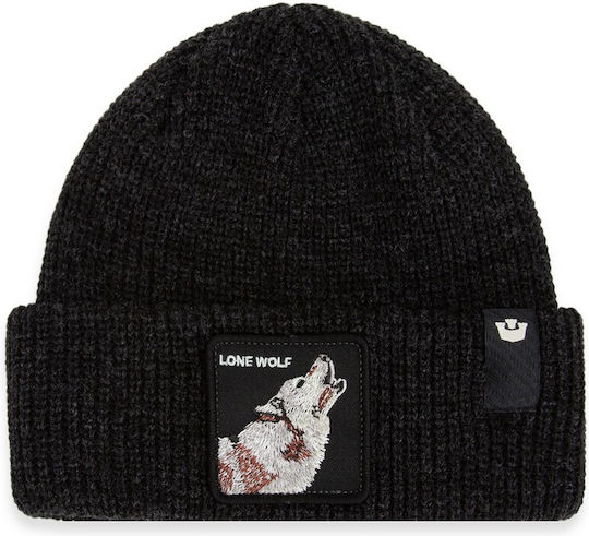 Beanie Unisex Strickmütze in Schwarz
