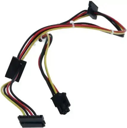 Hp 4-pin To 3x Sata Cable Hp 6000/8000 Series 611895-001