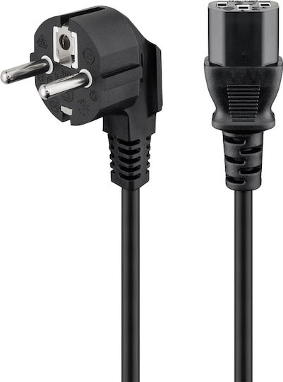 Microconnect Schuko IEC C13 Schuko Cable 3m Black Pe010450
