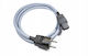 Melodika Power Cord Mdp25g Schuko-IEC C13 3x2.5mm² Shielded Gunmetal 2.5m