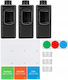 Kf 3x Бутилки Фотографически Химикали За Тъмни Камери Филм 1l Hdpe Dcsb-k3 Sb12045