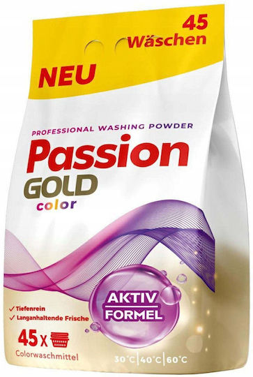 Der Waschkonig Waschmittel Pulver für Farbige Kleidung 2.7kg (45 Messbecher)