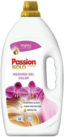 Passion Gold Επαγγελματικό Υγρό Απορρυπαντικό για Χρωματιστά & Μάλλινα Ρούχα 4lt