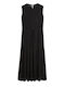 Summer Maxi Slip Dress Black