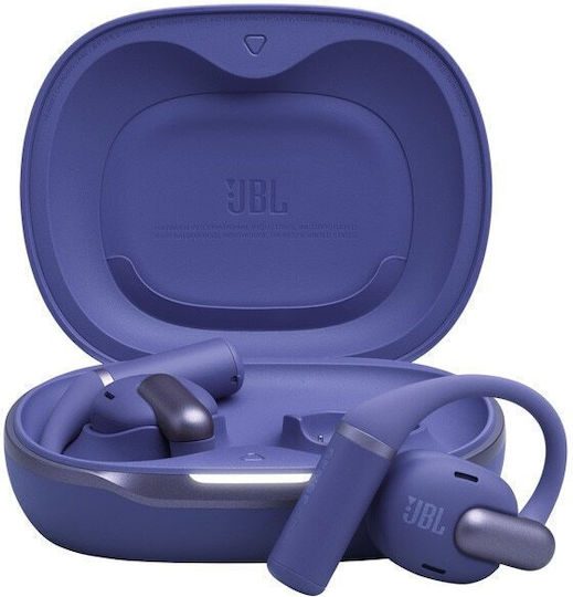 JBL Sense Pro Open Ear Bluetooth Handsfree Ακουστικά με Αντοχή στον Ιδρώτα και Θήκη Φόρτισης Μπλε
