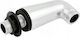 Hydroland Χρωμέ Γωνιακή Σύνδεση Μπαταρίας Import D 1 2x3 4 1 Τεμ A.przył.kąt.c-d