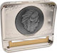 Metallischer Silber Zigarettenstopfmaschine Design Indian 8x9cm 47302-011-2