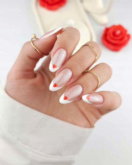 Claresa Top Deckschicht für UV/LED Semi-permanente Nagellacke 5ml La La Love Heart