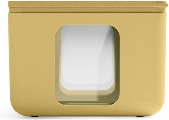 Leomar Plastic Yellow Lunch Box