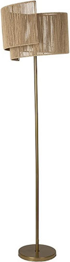 Φωτιστικό Δαπέδου Υ160εκ. Χρυσό Φωτιστικό Δαπέδου Υ160εκ. Χρυσό