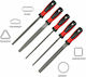 Dedra 06C007 Комплект Файли С Ръкохватка 5 Бройки