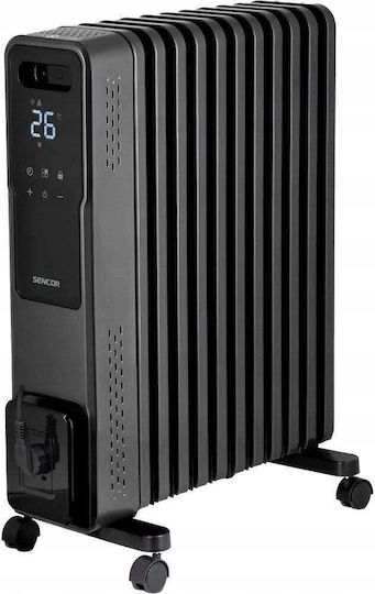 Sencor Конвектор Подов 2400W с Електронен Термостат 66x24.5cm Черен
